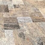 Travertine patio