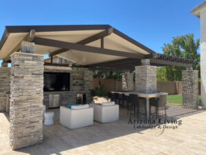 entertainment patio area